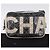 Borsa a tracolla CHANEL Camelia in pelle Bianco Nero CC Auth 200364SAM - vista 12