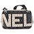 Borsa a tracolla CHANEL Camelia in pelle Bianco Nero CC Auth 200364SAM - vista 2