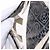 Borsa a tracolla CHANEL Camelia in pelle Bianco Nero CC Auth 200364SAM - vista 23