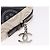 Borsa a tracolla CHANEL Camelia in pelle Bianco Nero CC Auth 200364SAM - vista 9