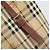 Borsa Tote BURBERRY Nova Check PVC Beige Gold Auth ka6030 D'oro - vista 10