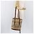 Borsa Tote BURBERRY Nova Check PVC Beige Gold Auth ka6030 D'oro - vista 22