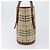 Borsa Tote BURBERRY Nova Check PVC Beige Gold Auth ka6030 D'oro - vista 4