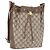 Borsa GUCCI GG Supreme Web Sherry Line PVC Beige Gold 72 02 034 Auth 198252 D'oro