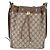 Borsa GUCCI GG Supreme Web Sherry Line PVC Beige Gold 72 02 034 Auth 198252 D'oro - vista 13