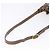 Borsa GUCCI GG Supreme Web Sherry Line PVC Beige Gold 72 02 034 Auth 198252 D'oro - vista 7