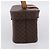 Céline CELINE Macadam Canvas Star Ball Vanity Pouch PVC Leder Braun Authentisch 201000 Golden - Ansicht 3
