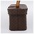 Céline CELINE Macadam Canvas Star Ball Vanity Pouch PVC Leder Braun Authentisch 201000 Golden - Ansicht 4