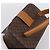 Céline CELINE Macadam Canvas Star Ball Vanity Pouch PVC Leder Braun Authentisch 201000 Golden - Ansicht 6
