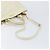 Borsa Miu Miu Vitter Shine in pelle 2way Beige Tono Oro Auth 199350 - vista 9