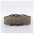 Borsa a tracolla GUCCI GG Canvas Guccissima in pelle grigia e oro 211966 Auth am12566V Marrone D'oro - vista 5