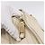 Borsa Tote SAINT LAURENT Downtown in pelle Bianco Oro 175884 Auth hk4076 D'oro - vista 10