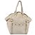 Borsa Tote SAINT LAURENT Downtown in pelle Bianco Oro 175884 Auth hk4076 D'oro - vista 13