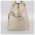 Borsa Tote SAINT LAURENT Downtown in pelle Bianco Oro 175884 Auth hk4076 D'oro - vista 4