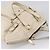Borsa Tote SAINT LAURENT Downtown in pelle Bianco Oro 175884 Auth hk4076 D'oro - vista 6
