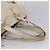 Borsa Tote SAINT LAURENT Downtown in pelle Bianco Oro 175884 Auth hk4076 D'oro - vista 7