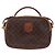 Céline Borsa a mano CELINE Macadam Canvas PVC Leather 2way Brown Gold Auth 196958 Marrone D'oro - vista 13