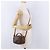 Céline Borsa a mano CELINE Macadam Canvas PVC Leather 2way Brown Gold Auth 196958 Marrone D'oro - vista 23