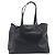 Borsa Tote PRADA in pelle nera argento Auth 199907 Nero - vista 2