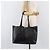 Borsa Tote PRADA in pelle nera argento Auth 199907 Nero - vista 27
