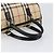 Borsa a mano BURBERRY Nova Check PVC Leather Beige Silver Auth BA15411 Argento - vista 7