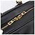 LOEWE Amazona 75 Handtasche Leder 2way Schwarz Gold Auth 202305V Golden - Ansicht 19