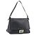 Borsa a tracolla FENDI Mamma Baguette in pelle nera e oro Auth yk20713M