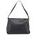 Borsa a tracolla FENDI Mamma Baguette in pelle nera e oro Auth yk20713M - vista 2