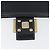 Borsa a tracolla FENDI Mamma Baguette in pelle nera e oro Auth yk20713M - vista 8