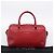 Borsa a mano SAINT LAURENT Baby Duffel in pelle 2way rossa oro Auth 199452V Rosso D'oro - vista 12