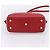 Borsa a mano SAINT LAURENT Baby Duffel in pelle 2way rossa oro Auth 199452V Rosso D'oro - vista 5