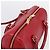 Borsa a mano SAINT LAURENT Baby Duffel in pelle 2way rossa oro Auth 199452V Rosso D'oro - vista 6