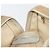 Borsa a mano LOEWE Amazonas in camoscio beige tono oro Auth 199514A - vista 21