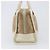 Borsa a mano LOEWE Amazonas in camoscio beige tono oro Auth 199514A - vista 3