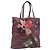 Borsa Tote PRADA Nylon Rossa Argento Auth hk4020 Rosso