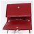 Borsa a tracolla Chain Kate SAINT LAURENT in pelle rossa argento Auth 202203V Rosso - vista 20