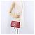 Borsa a tracolla Chain Kate SAINT LAURENT in pelle rossa argento Auth 202203V Rosso - vista 26