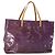 Saco Tote LOUIS VUITTON Monogram Vernis Reade GM Purple M91085 LV Auth BA14860 Roxo