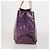 Saco Tote LOUIS VUITTON Monogram Vernis Reade GM Purple M91085 LV Auth BA14860 Roxo - vista 3
