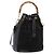 Borsa a spalla GUCCI Bamboo Camoscio 2way Nero Oro 001 2865 1657 Auth hk4037 D'oro