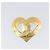Spilla CHANEL metallo tono oro CC Auth 199959V - vista 2