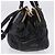 Borsa a mano Miu Miu Vitellolux 2way Black Gold Auth 198533A Nero D'oro - vista 3