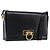 Borsa a tracolla Salvatore Ferragamo Gancini in pelle nera e oro Auth 199456 Nero D'oro