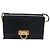 Borsa a tracolla Salvatore Ferragamo Gancini in pelle nera e oro Auth 199456 Nero D'oro - vista 13