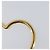 BALENCIAGA Orecchini Heart Pierce Metal Gold Tone Auth bs36916 - vista 14