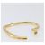 BALENCIAGA Orecchini Heart Pierce Metal Gold Tone Auth bs36916 - vista 17