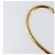 BALENCIAGA Orecchini Heart Pierce Metal Gold Tone Auth bs36916 - vista 4