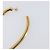 BALENCIAGA Orecchini Heart Pierce Metal Gold Tone Auth bs36916 - vista 6