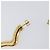 BALENCIAGA Orecchini Heart Pierce Metal Gold Tone Auth bs36916 - vista 8