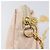 FENDI Schultertasche mit Kette Canvas Pink Gold Auth hk4075 Golden - Ansicht 10